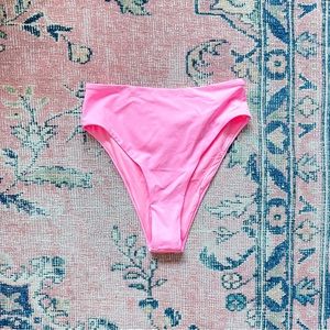 SKIMS Swim Mid Waist Bottom in Light Pink in S